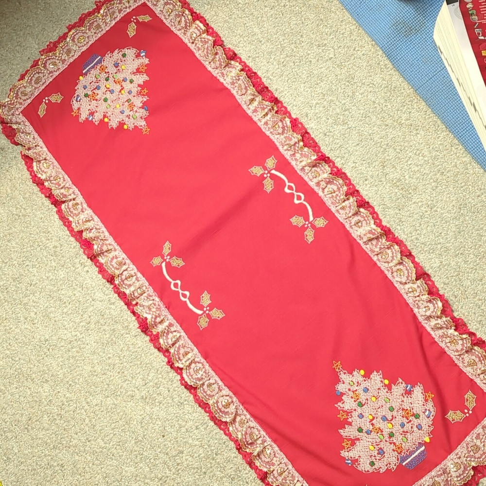💕Christmas table runner